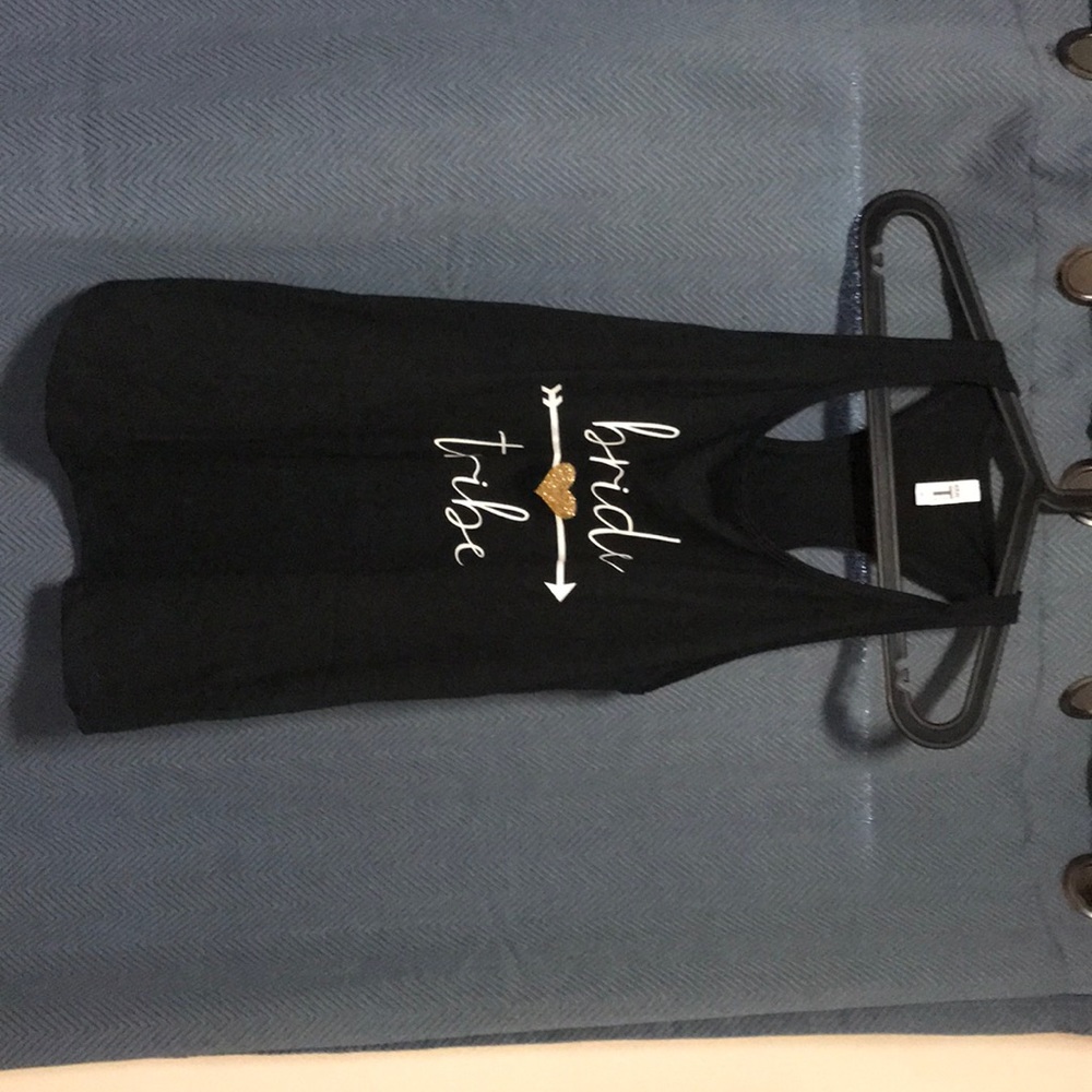 Black bride tribe tank